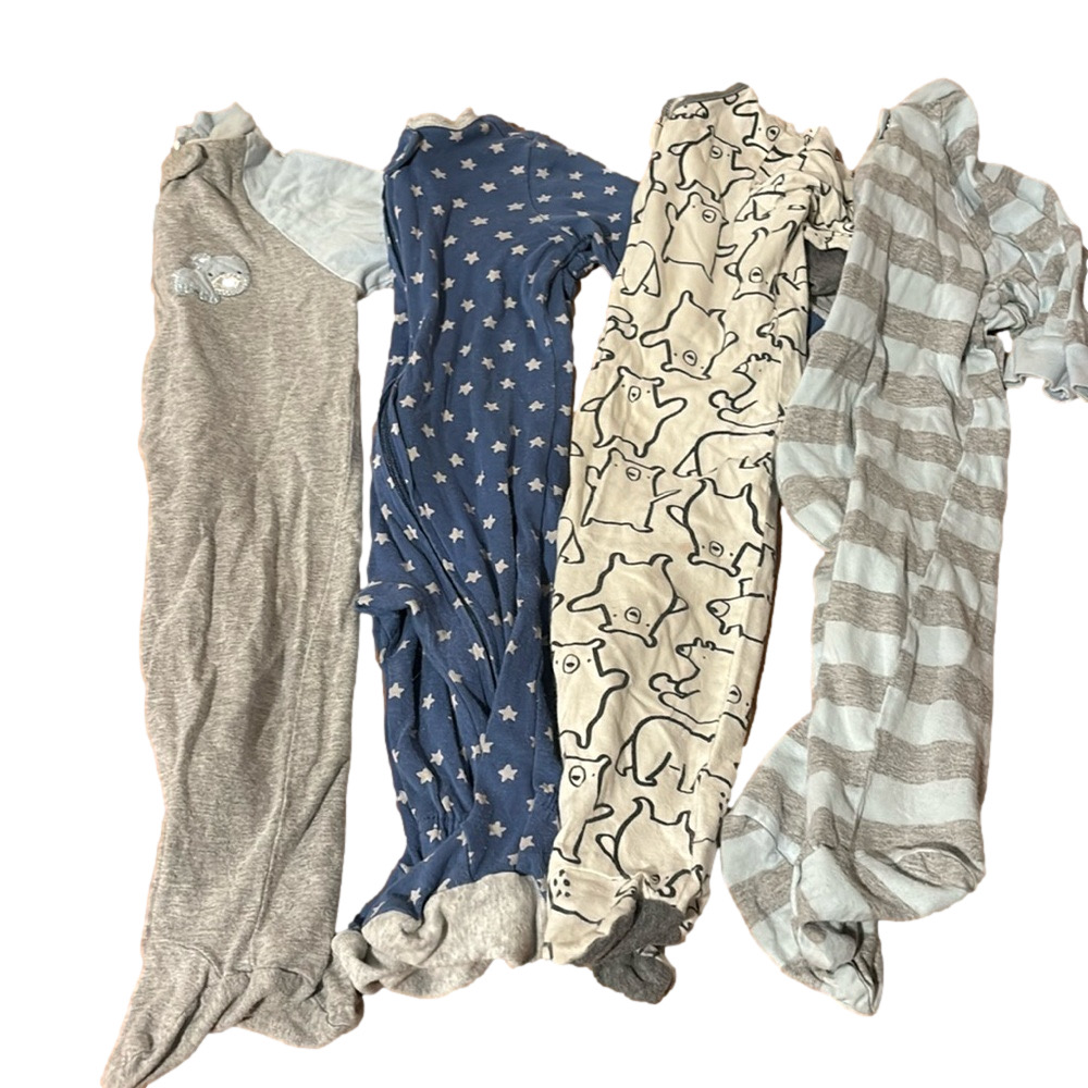 Stars & Neutrals Pajama Set - 100% Cotton 3-6 MO